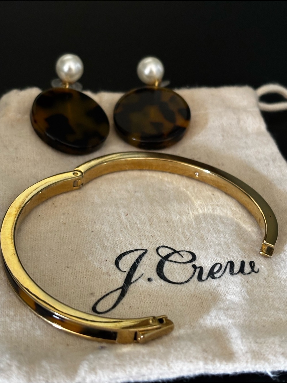 J. Crew Tortoiseshell jewelry set